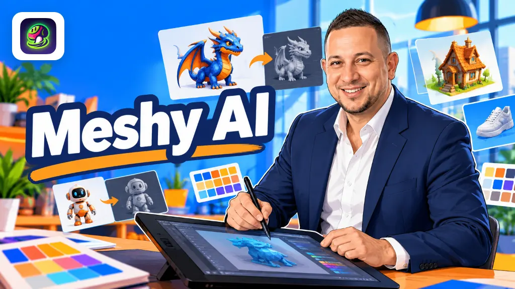 Couverture de la formation Meshy AI