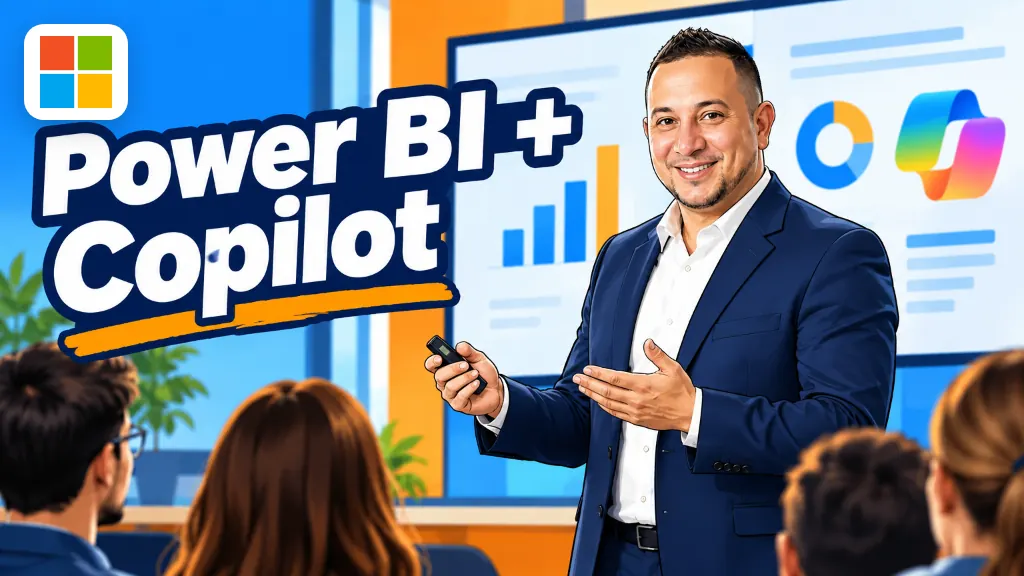 Couverture de la formation Power BI + Copilot
